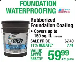 Menards Rubberized Foundation Coating offer