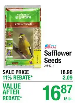 Menards Safflower Seeds offer