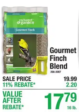 Menards Gourmet Finch Blend offer