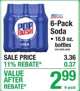 Menards 6-Pack Soda offer