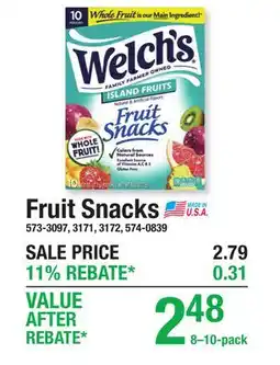 Menards Fruit Snacks offer
