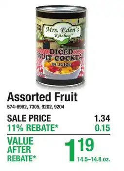 Menards Assorted Fruit offer