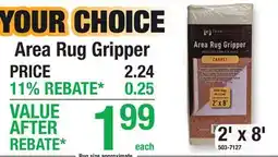 Menards Area Rug Gripper offer