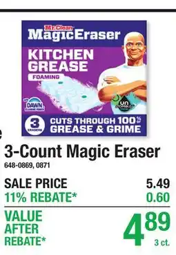 Menards 3-Count Magic Eraser offer