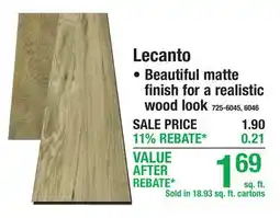 Menards Lecanto, Beautiful matte finish for a realistic wood look offer