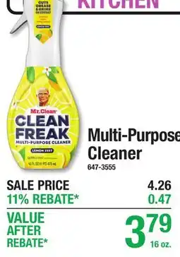 Menards Multi-Purpose Cleaner offer