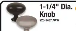 Menards CABINET HARDWARE 1-1/4 Dia. Knob offer