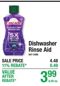Menards Dishwasher Rinse Aid offer