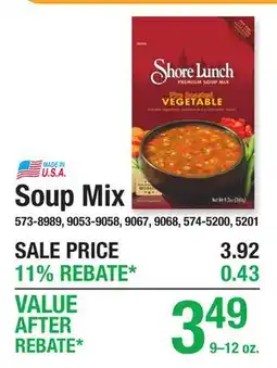Menards Shore Lunch Soup Mix offer