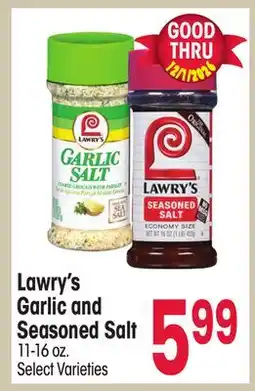 Jewel-Osco Lawry's Garlic and Seasoned Salt offer