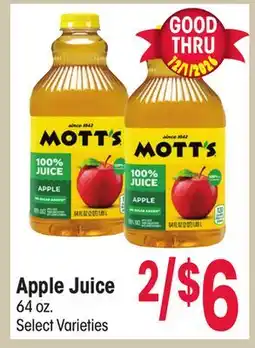 Jewel-Osco MOTT'S Apple Juice offer