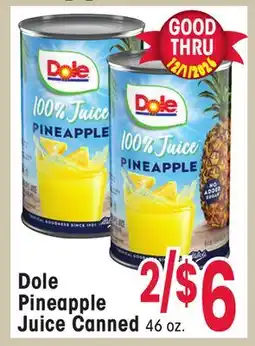 Jewel-Osco Dole Pineapple Juice Canned offer