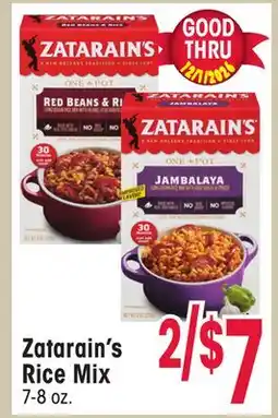 Jewel-Osco Zatarain's Rice Mix offer