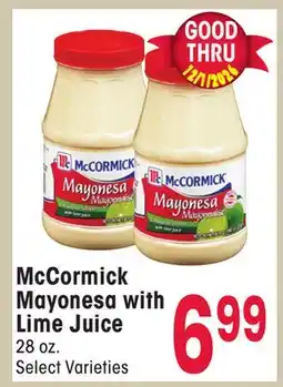 Jewel-Osco McCormick Mayonesa with Lime Juice offer