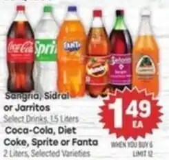 Tony’s Fresh Market Coca-Cola, Sprite, Diet Coke or Fanta offer