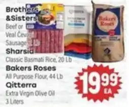 Tony’s Fresh Market Brothers & Sisters Beef or Veal CeVite Sausage, 2 lb Shards offer