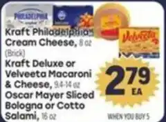 Tony’s Fresh Market Kraft Philadelphia Cream Cheese offer