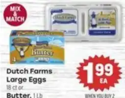 Tony’s Fresh Market Dutch Farms Large Eggs offer