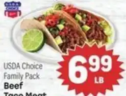 Tony’s Fresh Market Usda Choice Beef Taco Meat offer