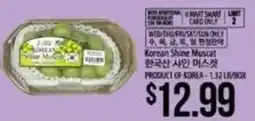 Hmart Korean Shine Muscat offer