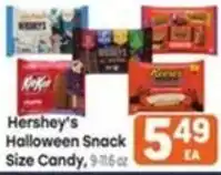 Tony’s Fresh Market Hershey's Halloween Snack Size Candy offer