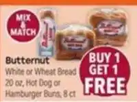 Tony’s Fresh Market Butternut White or Wheat Bread offer