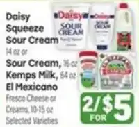Tony’s Fresh Market Daisy Squeeze Sour Cream offer