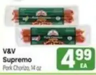 Tony’s Fresh Market V&V Supremo Pork Chorizo offer
