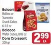 Tony’s Fresh Market Balconi rollino or trancetto snack cakes offer