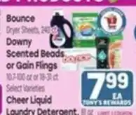 Tony’s Fresh Market Bounce Dryer Sheets offer