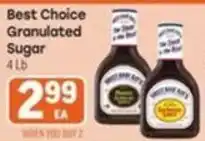 Tony’s Fresh Market Best Choice Granulated Sugar offer