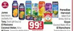 Tony’s Fresh Market Jumex Select Nectars offer
