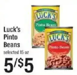 Lowes Foods Luck's Pinto Beans offer