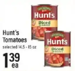 Lowes Foods Hunt's Tomatoes offer