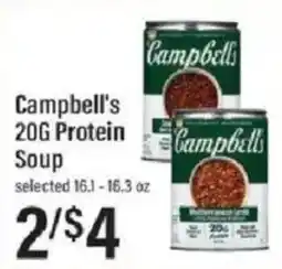 Lowes Foods Campbell's 20g Protein Soup offer