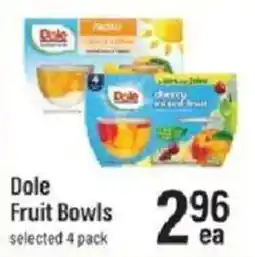 Lowes Foods Dole Fruit Bowls offer