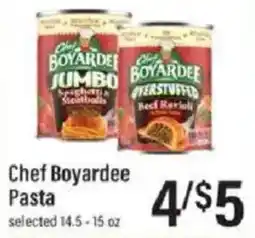 Lowes Foods Chef Boyardee Pasta offer