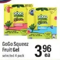 Lowes Foods GoGo Squeeze Fruit Gel offer