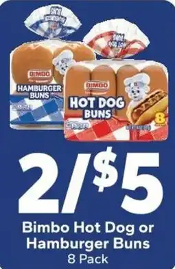 Save a Lot Bimbo Hot Dog or Hamburger Buns offer