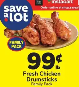 Save a Lot Save A Lot Fresh Chicken Drumsticks offer
