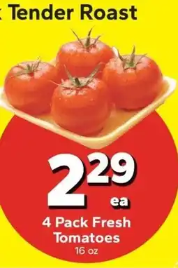 Save a Lot 4 Pack Fresh Tomatoes offer