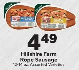 Save a Lot Hillshire Farm Rope Sausage offer