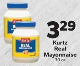 Save a Lot Kurtz real mayonnaise offer