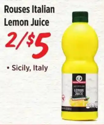 Rouses Italian Lemon Juice