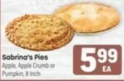 Tony’s Fresh Market Sabrina's Pies offer