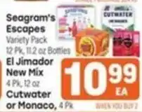 Tony’s Fresh Market Seagram's Escapes offer