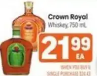 Tony’s Fresh Market Crown Royal Whiskey offer