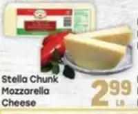 Tony’s Fresh Market Stella Chunk Mozzarella Cheese offer