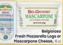 Tony’s Fresh Market BelGioioso Fresh Mozzarella Logs or Mascarpone Cheese offer
