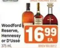 Tony’s Fresh Market Woodford Reserve, Hennessy or D'Ussé offer